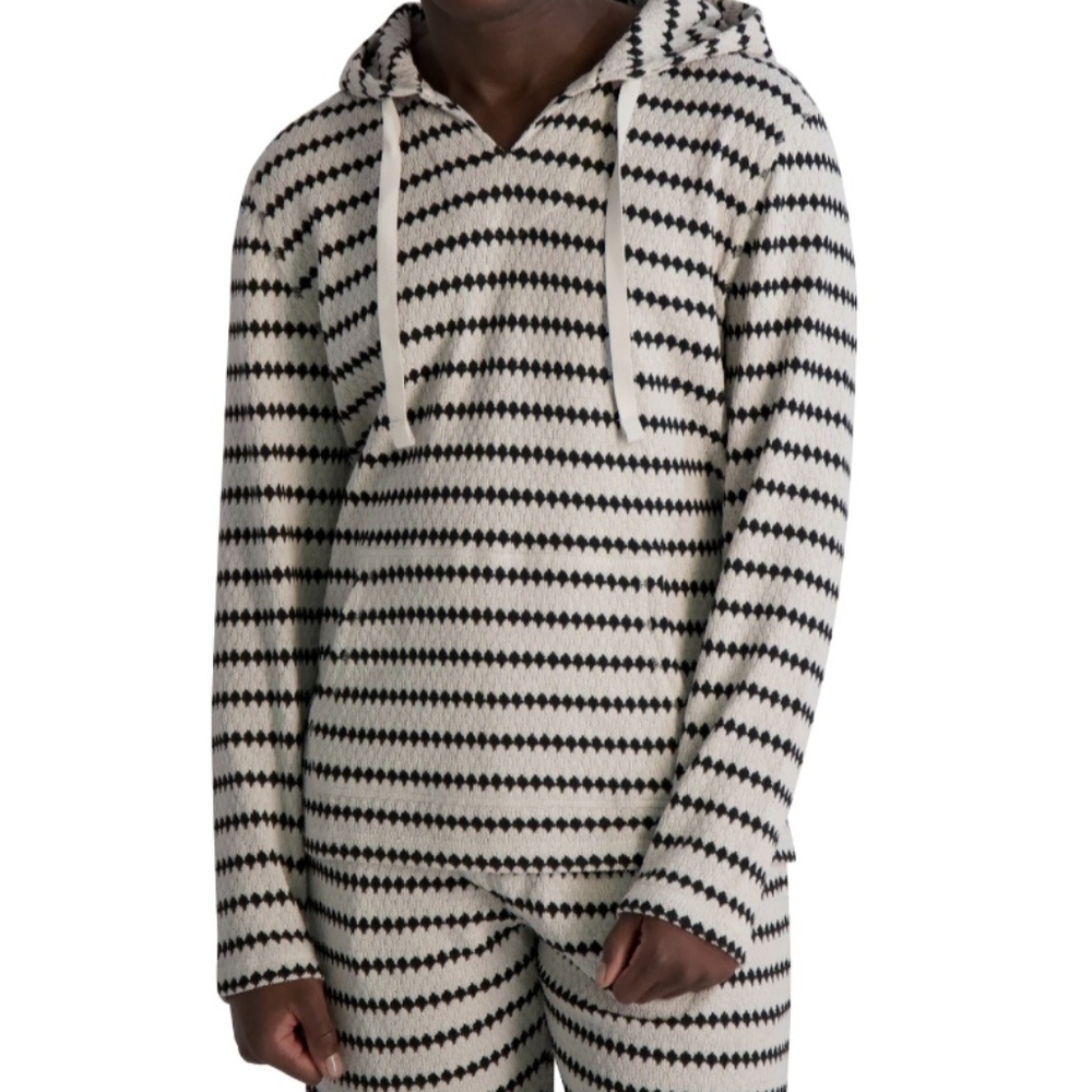 Karl Lagerfeld Jaquard Stripe Long Sleeve